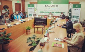 Ceremony to Mark the Arrival of the first shipment of COVAX vaccine 8.5.2021