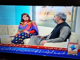 Dr Akram Shah appeared in a show Stary Mashy Khyber News 10.6.2021