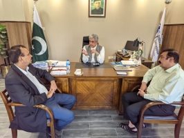 DR. KHALID SHAFI, SECRETARY GENERAL, PPAC #NITAG CALLED ON DR. MUHAMMAD AHMAD KAZI, DG - FDI TO DISCUSS THE SUCCESSFUL JOINT COMMEMORATION OF WIW2023 AND SETTING PRIORITIES FOR FUTURE NITAG MEETINGS 15.5.23 