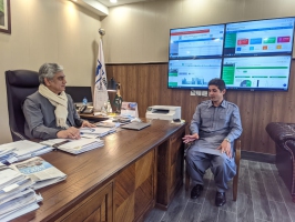 Dr. Khurram Akram, Technical Officer from Eastern Mediterranean Public Health Network (EMPHNET) visited FDI today for a meeting with Dr. Muhammad Ahmad Kazi, Director General,  FDI 17.11.23