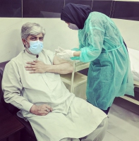 Dr Muhammad Akram Shah NPM EPI received Covid-19 Vaccination 19.3.2021