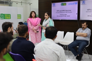 HPV Training Session for FDI's 1166 Sehat Tahaffuz Helpline 18.6.2025