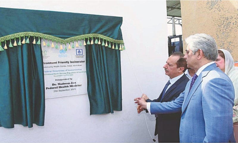 Eco-friendly Incinerator installed at Kirpa Health Center Islamabad